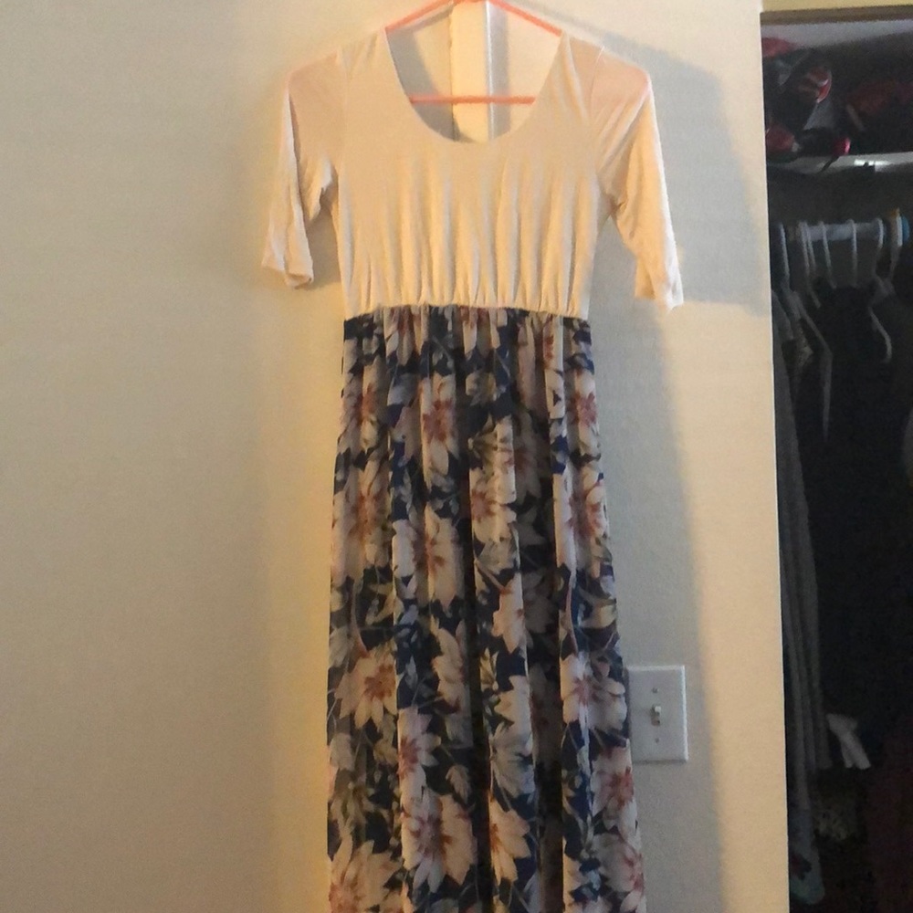 Pinkblush maternity maxi dress
